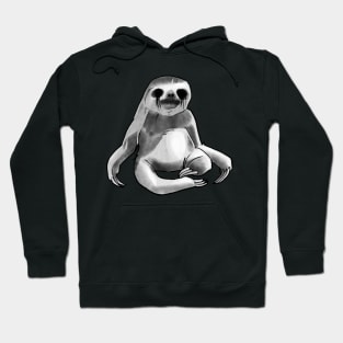 Cartoony Doomed Sloth Hoodie